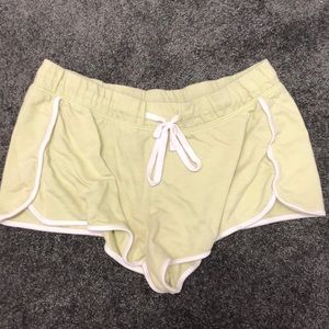 Light green shorts